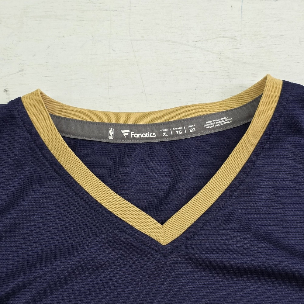 New Orleans Pelicans Jersey Blue Zion Williamson #1 Fanatics NBA Youth‎ Boys XL - Picture 4 of 8